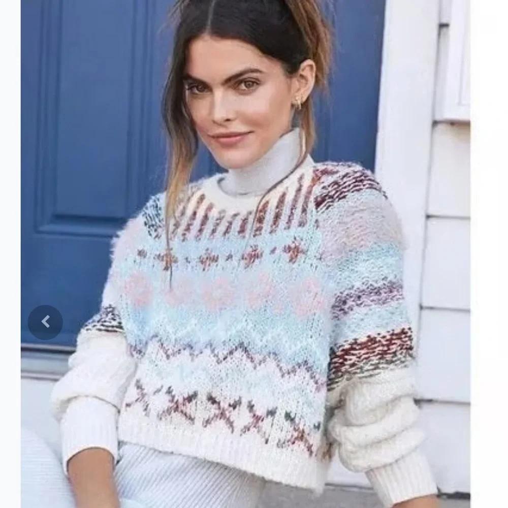 Anthropologie Daily Practice by Anthropologie Plush Cropped Sweater Size XS/S